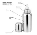 Stainless Steel Baby Feeding Bottle – Safe, Durable & Toxin-Free SR_1244