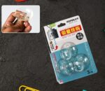 Transparent Rubber Vacuum Sucker Hooks – Strong Suction Cup Hanger for Bathroom, Kitchen, Window & Wall SR_ 1258