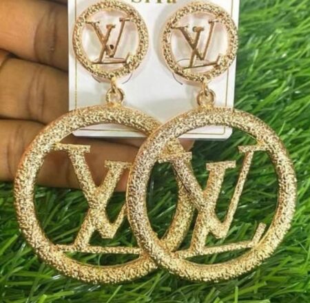 ✨ Stylish LV-Inspired Statement Earrings ✨ SR_1278