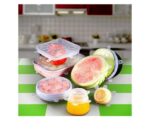 🥣 Reusable Silicone Stretch Lids – Set of 6 (Different Sizes) SR_1416