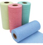 Reusable Kitchen Napkin Cloth Roll (100 Napkins) – Random Color | Washable & Tearable Cleaning Towels  SR_1483