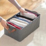 Hard Shelf Storage Organizer with Rods – Perfect Closet Divider for Neat & Tidy Shelves! SR_14287897