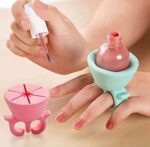 Wearable Silicone Nail Polish Holder – Lightweight & Anti-Spill Design SR_1283