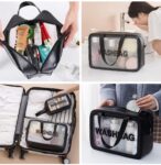 🧳 Transparent WASHBAG Set – Stylish & Practical Travel Companion SR_150