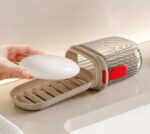 🧼 Stylish Soap Box with Sliding Lid & Drain Design SR_1511