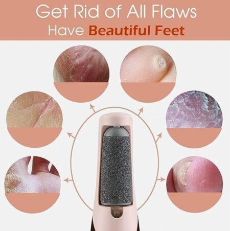 Foot Scrubber Electric Callus Remover Rechargeable Foot File SR_2536