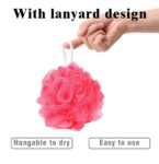 Bath Shower Loofah Sponge Pouf Body Scrubber Exfoliator| Bathing Round Loofah SR_2365