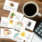 🌸 Inspirational Affirmation Cards | Positive Quotes & Motivational Messages | Matte Finish Colorful Cards for Gifting & Daily Encouragement 90pcs SR_14444