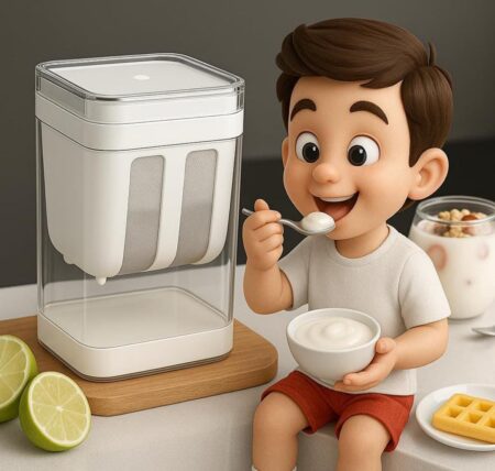 Hung Curd Maker Box 1100ml - Dahi/Curd & Greek Yogurt Filter Strainer with Fine Mesh - Durable, BPA Free Yoghurt Strainer - Kitchen SR_5847