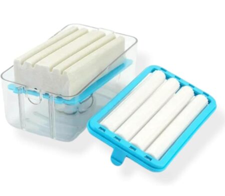 Dispenser,2-in-1 Portable Soap Dish and Drain Holes, Multifunctional Soap Holder Travel Soap, Multicolor Container for Home, Bathroom SR_8745