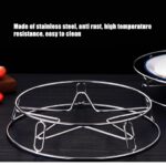 Steel Hot ,Pot, Rack, Steamer,Stand for Utensils, Vessel Stand for Kitchen Dining Table, Trivets for Pots Pans Cookers SR_8452