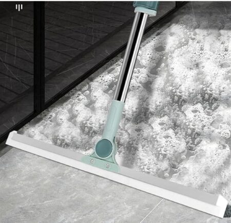 Magic Silicone Broom Floor Mop Rotatable Mop Scraper Telescopic Scrubbing Brush Silicone Wet and Dry Brush  SR_5