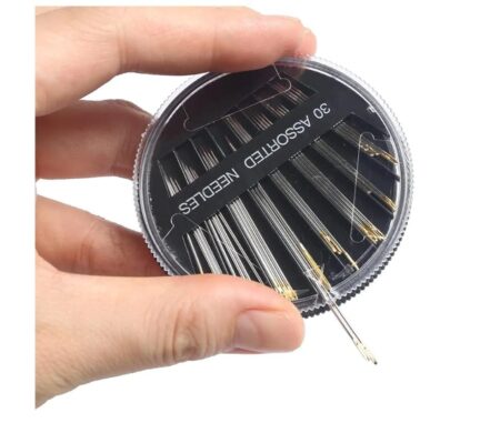 Hand Sewing Needles，30-Count Assorted Needles for Sewing Repair, 6 Different Sizes Sewing Needles SR_541