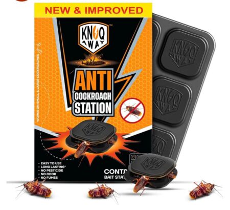 Anti Cockroach Bait Station, New and Improved, Pesticide-Free, No Odour, Long-Lasting (Pack of 6 Baits) SR_8745