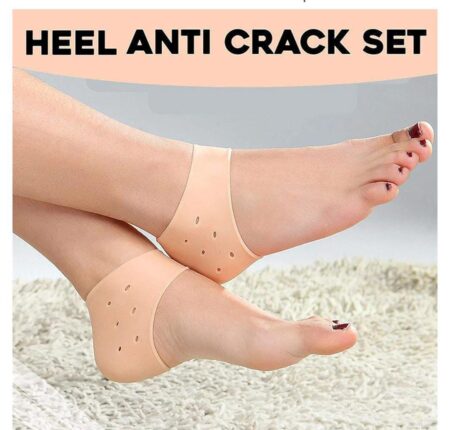 Neel Silicone Gel Heel Pad Socks Pain Relief, Cracked Heels Repair Foot Care Heel Support SR_45412