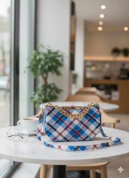 Beautiful Design For Women Handbags Girls Stylish Purse only blue SR_1149