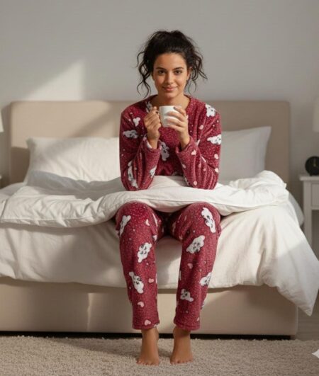 Winter Nightsuits for Women|Warm Night Suits for Girls Fits Up To Size ,L,XL  SR_200