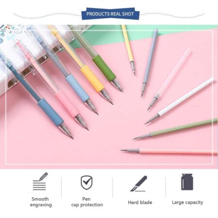 2 Pcs Portable Paper Cutter Pen Utility Knife Craft Cutting Tool For Carving | Craft Knives & Blades | Craft Knives & Blades | Craft Knives & Blades | Craft Knives & Blades SR_541