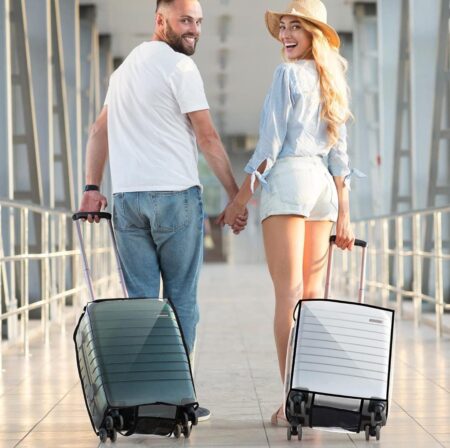 Luggage Cover Luggage Cover (20-22-24-Inch, Transparent) SR_5645