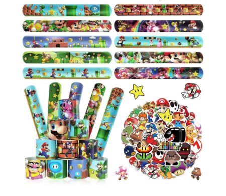 2 PC Slap Bracelet for Kids Boys & Girls Birthday Party Supplies Favors, 8.4 inches SR_857