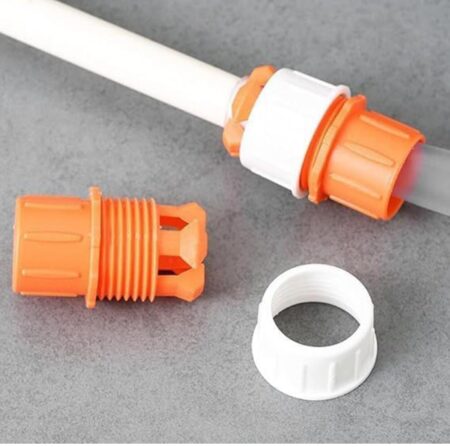 Pipe connector Garden Hose Connector Quick Water Pipe Connector Joint Plastic Water Hose Connector Universal Water Pipe Quick Release Connector for Gardening Hose Pipe Fitting 2 PC SR_588