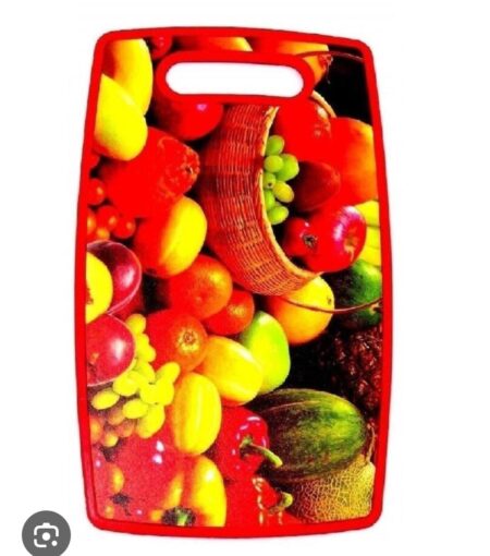 Plastic Chopping Board and Multicolour, (Pack of 1) SR_8765