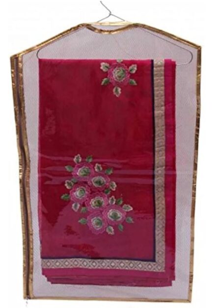 Transparent Attractive Hanging Saree Cover 2 pc SR_9846