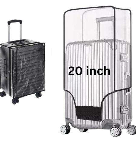 820 Inch Cover for Hard Luggage Trolley Bags Transparent Protective Covers PVC Fabric Waterproof Clear Suitcase Cover Protectors Travel Dustproof  SR_4512
