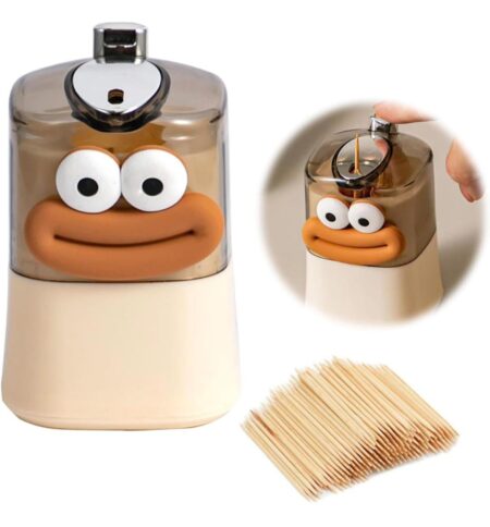 Plastic Toothpick Holder & Storage Box for Home, Kitchen & Restaurant | Fruit Pick & Toothpick Container – 1 Piece SR_5484