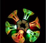 Glow LED Shuttlecock Set for Night Play | Bright Luminous Badminton Shuttles | Wind-Proof Design | PE+EVA Material | 100-Hour Battery | Outdoor Sports Shuttle Cock (Pack of 2) SR_5446