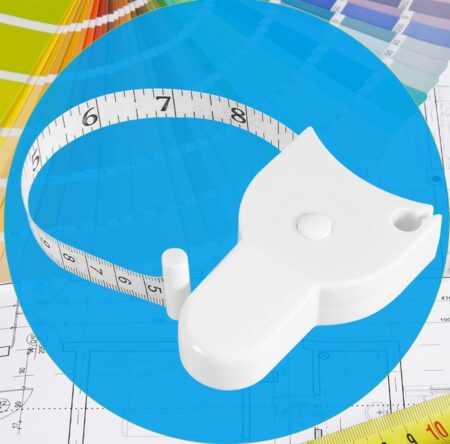 Tape Measure, 150cm/60in Portable Accurate Tape Measure Body Fitness Measuring Retractable Ruler Tapeline SR_5854