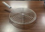 Roti Roast Grill Papad Roaster Chapati Toast Grill Stainless Steel Round 1pcs Set Small SR_5784