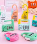 Cute Password Combination Locks for Multi-Function Pack of 1 Locker Lock Small Pad Lock Wear-Resistant Home,Office,Suitcase,Travel Bag,Hand Bag,Briefcase SR_784848