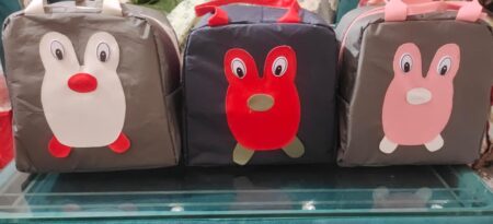 Lunch Box Insulated Lunch Bag with Cute Smile Face SR_9898
