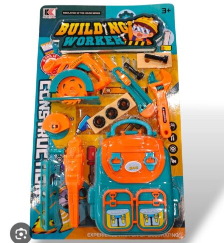 Pretend Play Construction Engineer Kit for Boys & Girls | Educational Building Toy for Birthday Gifts for Children SR_87878