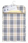 Multi Utility Check Design Double Sided Hanging Document Organizer Passport, Aadhar, Voter Id, Pan Card Holder With Hanger SR_6894