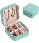Small Travel Jewelry Organizer, Portable Jewelry Box Travel Mini Storage Organizer Portable Display Storage Box For Rings Earrings Necklaces SR_69898