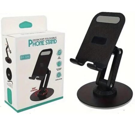 Multi-Angle Adjustable Foldable Cell Phone Stand Double Pole Support,Easy to Store and Carry Desktop Foldable Phone Holder( Pack of 1 ) SR_87845