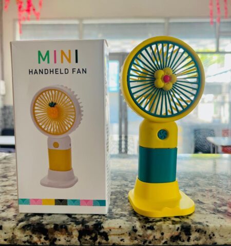 Spiaty Flower USB Rechargeable Handheld Mini Fan Outdoor Portable Small Electric Fan SR_8989