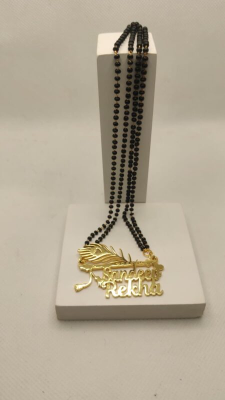 name pendant,customised pendant,couple locket,name wala mangalsutra, SR_987987