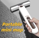 Portable Folding Mini Mop - Squeeze Sponge Cleaner for Car Window, Wall, Kitchen Floor - Plastic SR_5454