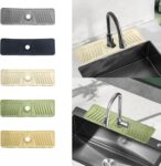 Portable Sink Drain Pad Behind Faucet Deflector Sink Guard( Pack of 1 )  SR_45545