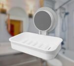 Wall Mounted Self Draining Soap Dish Hanging Waterproof Box Storage Rack Adhesive Sticker(Pack of 2) SR_57545