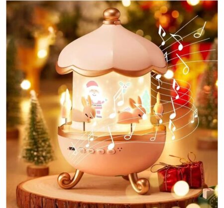 Night Light Projector, 6 Set Films Rotating LED Lamp, Star Projection Light for A Magical Nursery Atmosphere, Rotatable Rabbit Night Lamp for Kids Room Decor (Multicolor) SR_788545