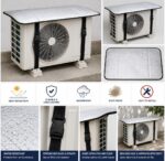 AC Cover for Outdoor Unit, Waterproof & UV Resistant Split AC Cover, Heat Shield Protection Sheet for AC Outdoor Unit, Dustproof and Rain Resistant Universal Fit (Pack of 01) SR_688548