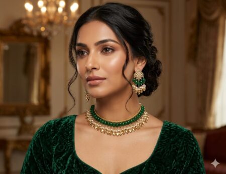 Beautifully Premium Quality Gold Plated Jewellery SR_57545