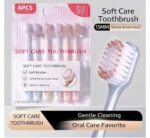 Ultra Soft Bristle Toothbrush Set 6 PCS Manual Toothbrush with 15MM Dense Brush Head Soft Care Toothbrush Pack SR_54545