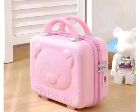 Pink vanity toiletry bag Hard Shell Vanity Cases for Women, Water Proof Cosmetic Case Travel Vanity Box Random colour  SR_6565