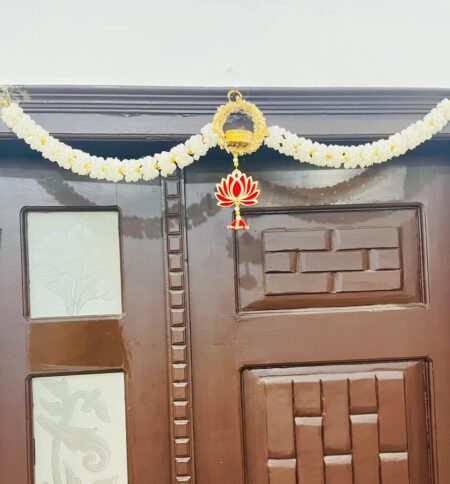 Beautiful White Mongra Toran for Door SR_110587