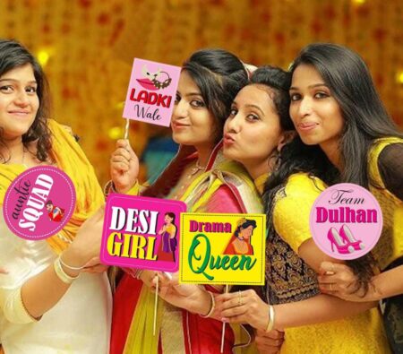 Wedding Party Props,Wedding Ceremony Party Props, Suitable Mehandi Props for Wedding Theme Party Photo Booth Props 10 PC SR_56564